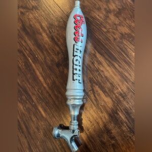 Coors Light Silver Tap Handle